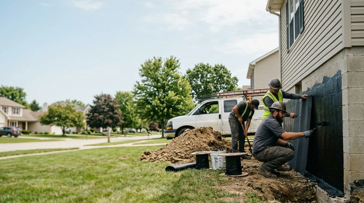 Basement Waterproofing in Worden, IL near me